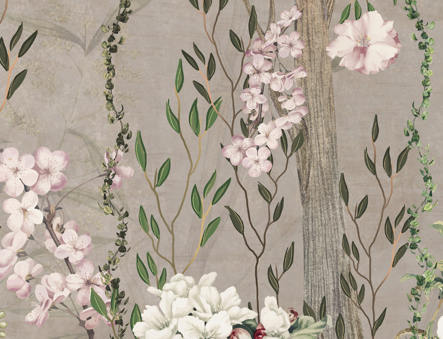 Papel Mural Flores 1 - Calandra Murales