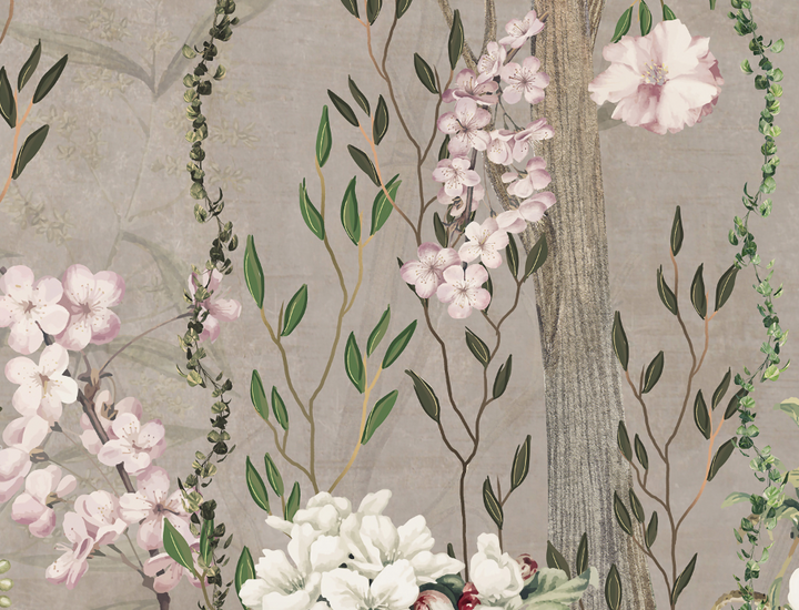 Papel Mural Flores 1 - Calandra Murales