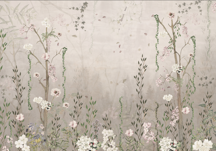 Papel Mural Flores 1 - Calandra Murales