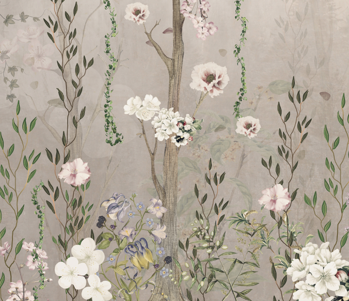 Papel Mural Flores 1 - Calandra Murales