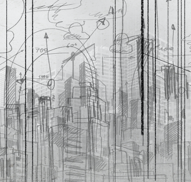 Papel Mural Croquis - Calandra Murales