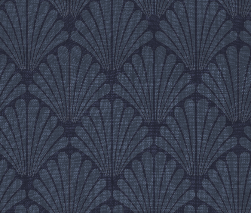 Papel Mural Shell Blue - Calandra Murales