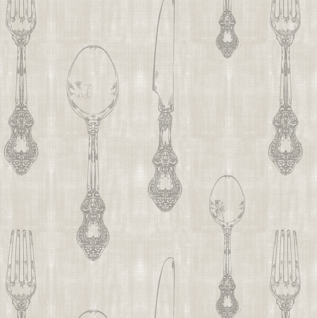 Papel Mural Cocina 6 Beige - Calandra Murales
