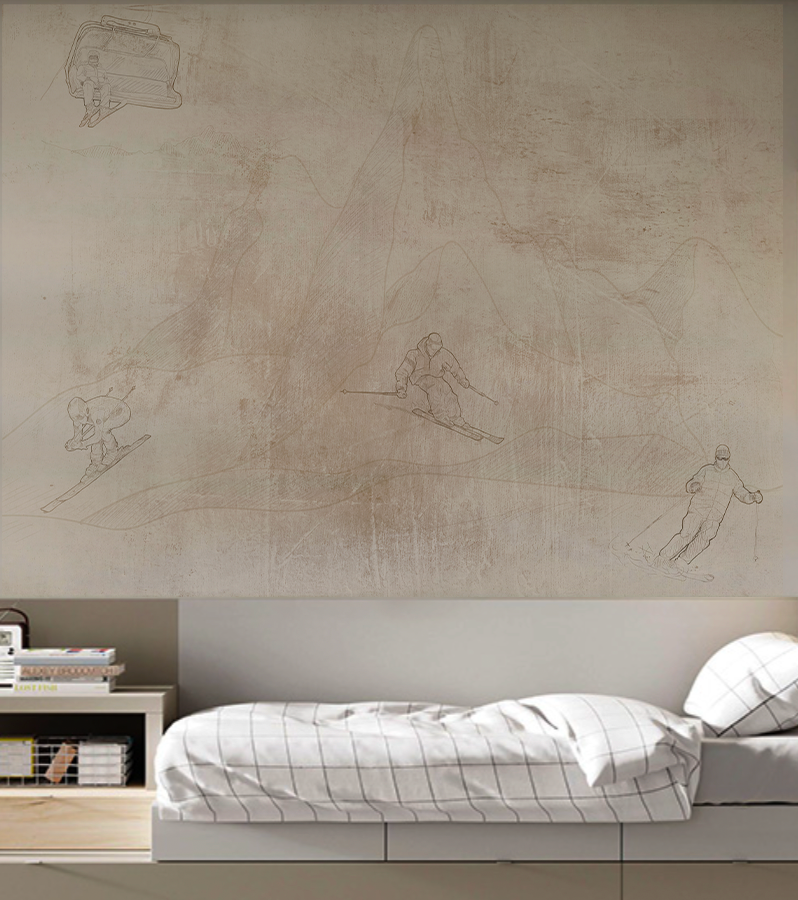 Papel Mural Ski 1 - Calandra Murales