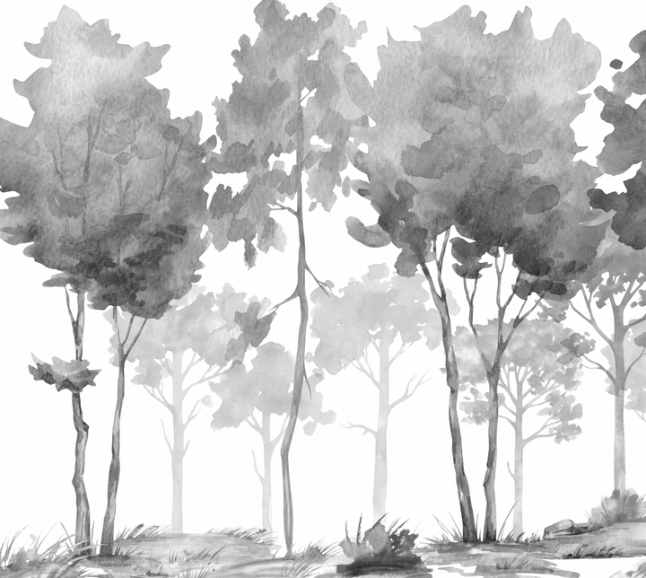 Papel Mural Brachichito Gris - Calandra Murales