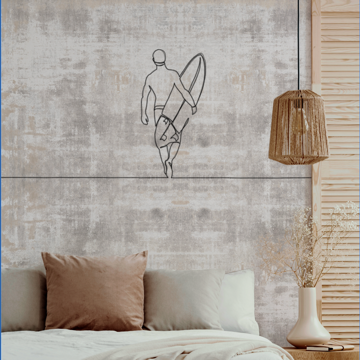 Papel Mural Surfista a lápiz - Calandra Murales