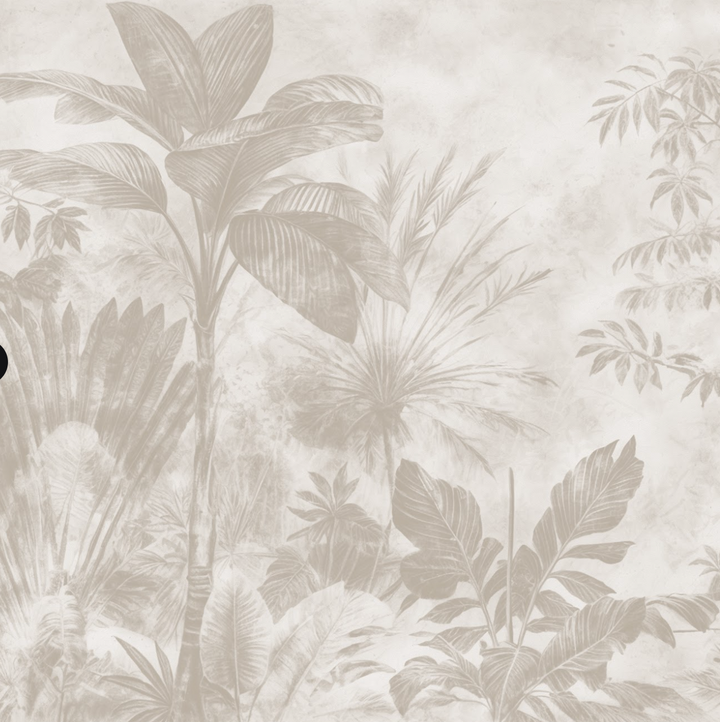 Papel Mural Palmas Belice B Beige - Calandra Murales