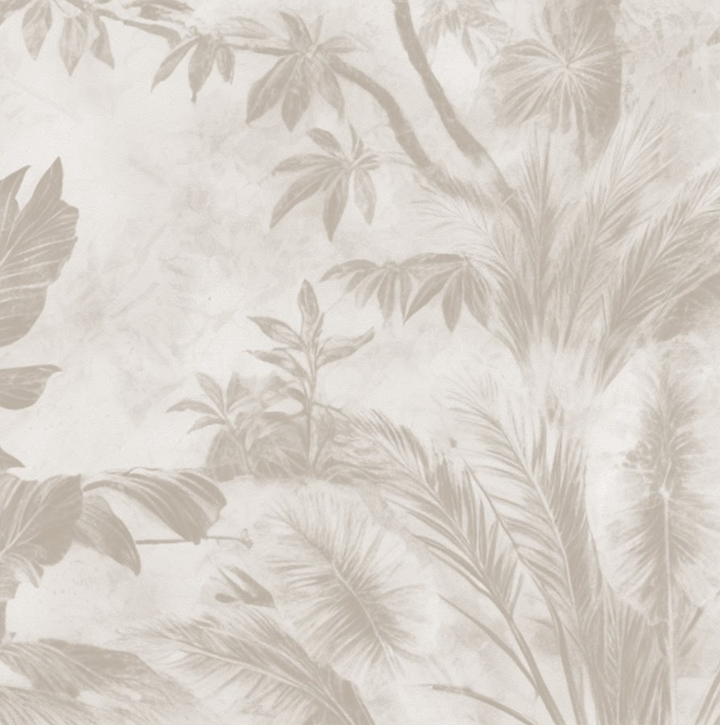 Papel Mural Palmas Belice B Beige - Calandra Murales