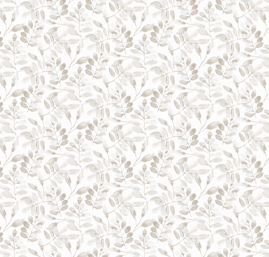 Hojas Acuarela Beige