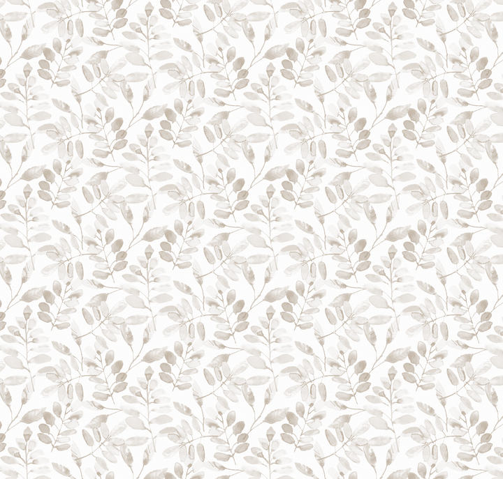 Hojas Acuarela Beige