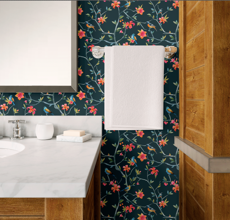 Papel Mural Delia - Calandra Murales