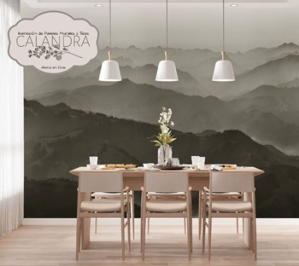 papel Mural Neblina - Calandra Murales
